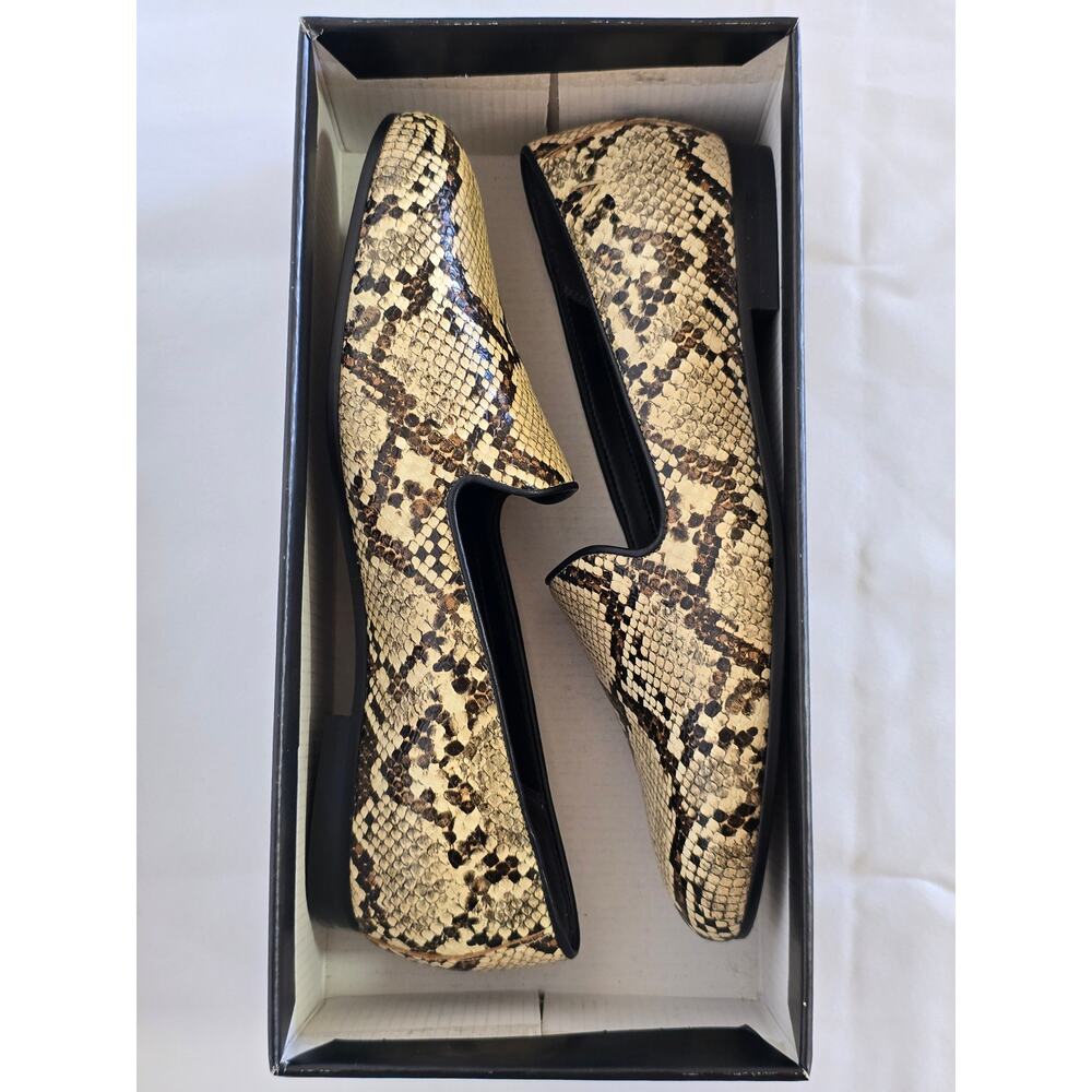 Vionic Willa II Leather Slip-On Loafers Ivory Multi Snakeskin Size 7.5 - Picture 6 of 6